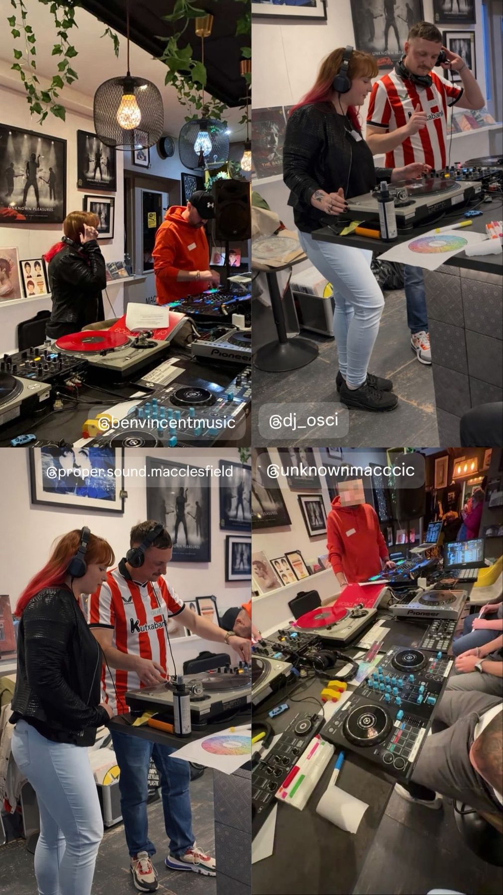 DJ workshop collage at Proper Sound